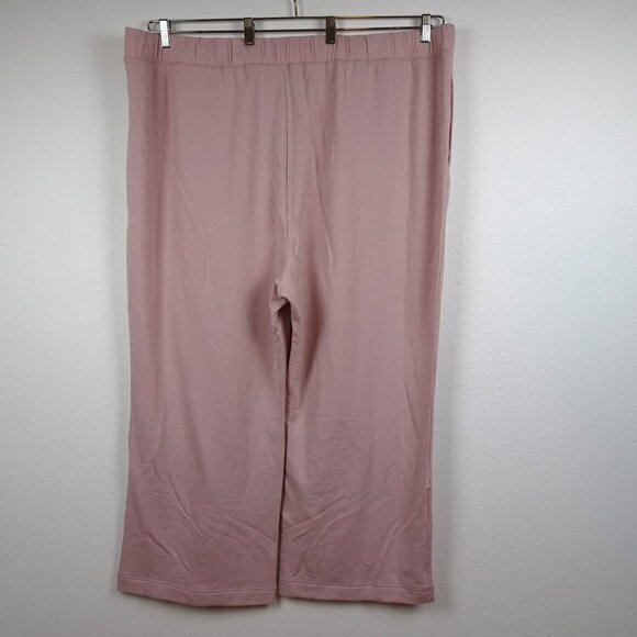 Old Navy Fleece Sweatpants Women's Size 4X Pink Elastic Waist Pull On NEW - Picture 4 of 7